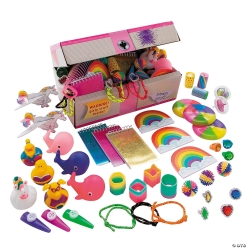 Girly Girl Treasure Chest Toy Assortment - 100 Pk